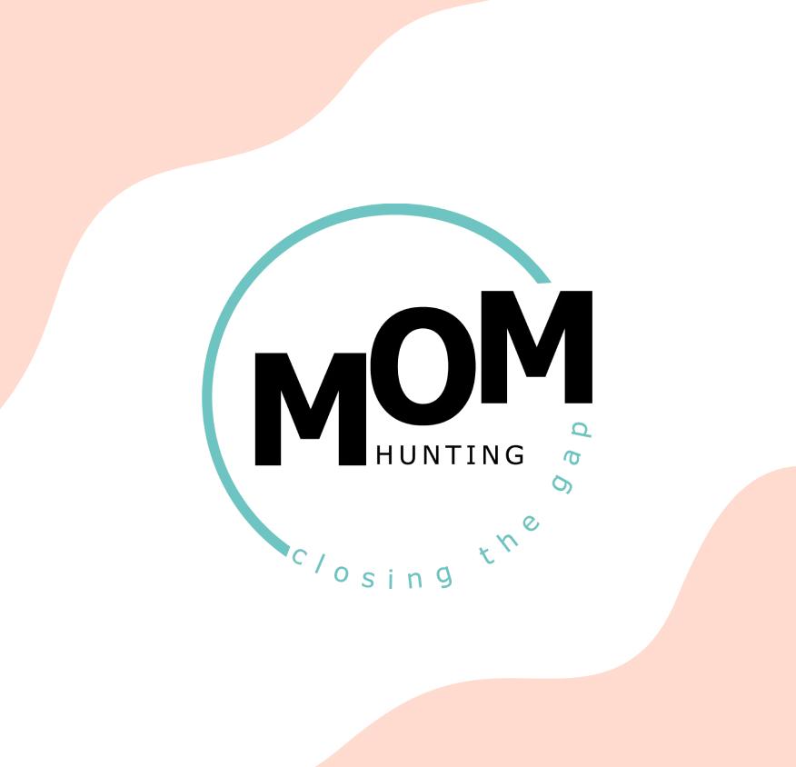 Logo mit dem Text 'MOM Hunting - closing the gap'